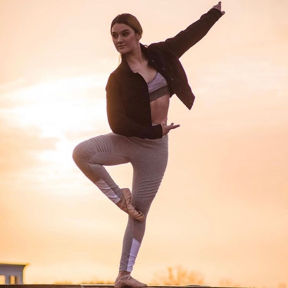 White/grey leggings - Picture 5 of 15